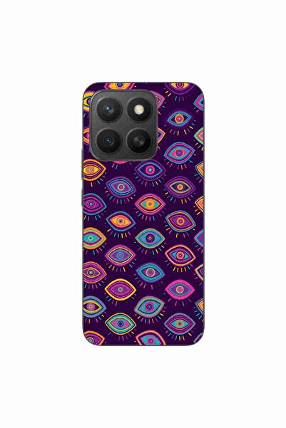 OEM Case compatible with Honor X8c Silicon Gel Tpu Tribal Eyes Pattern