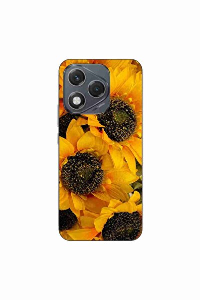 OEM Case compatible with Honor 400 Lite Silicone Gel Tpu Sunflower Pattern