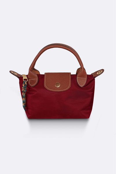 BRAGİ Small Size Women's Hand and Shoulder Bag Burgundy, Tan Top Quality Small