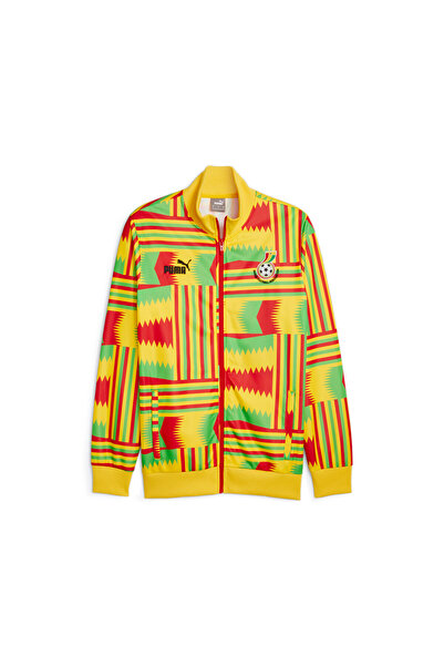 Puma Men Ghana FtblCulture Track Jacket - Yellow