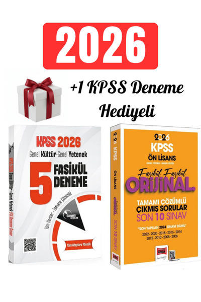 Doktrin Yayınları 2026 KPSS Ön lisans Genel Kültür Yetenek 5 Deneme ve Yargı ...