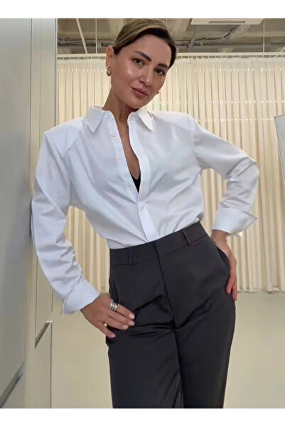 Atelier Aliz Beyaz Kadın Gömlek ALZ-8504