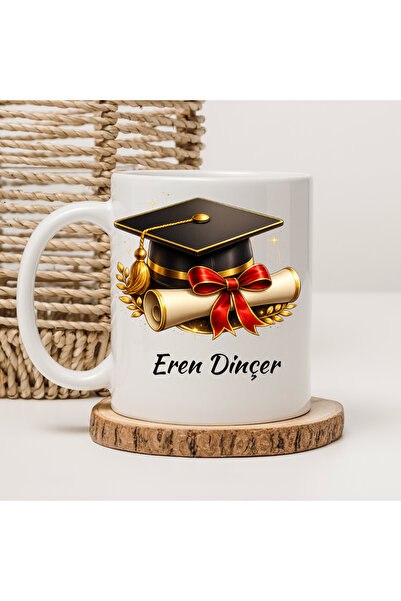 Er-Se Tasarım Graduation Gift for Student, Graduation Themed Mug, Graduation ...
