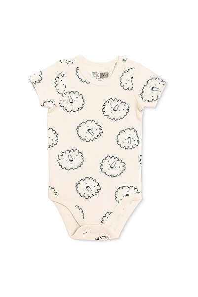 ebebek Hello Baby HelloBaby Erkek Bebek Body Hayvan Baskılı Çıtçıtlı Çıtçıtlı...