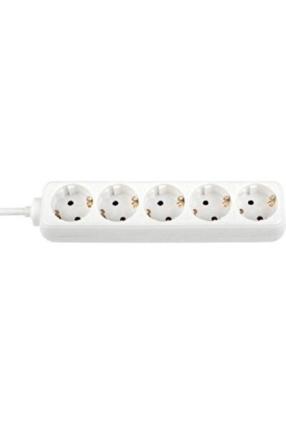 Bachmann B3812525 Prelungitor, 5x Schuko, 5m, Alb