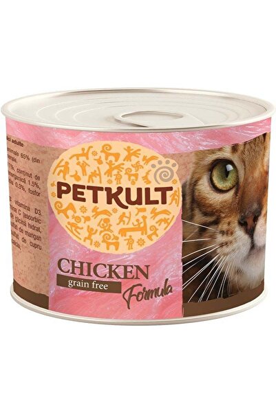 PetKult Hrana umeda pentru pisici Pui, 12x185 g