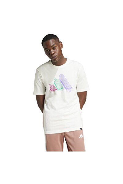 adidas Bărbați& # x27;s Tricou grafic cu mânecă scurtă, pentru relaxare, cu i...