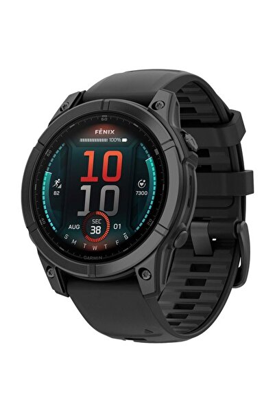 Garmin Smartwatch Fenix E, 47mm, AMOLED, Glass, Stainless Steel, Wi-Fi, GPS, ...