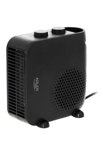 adler AD7725B Încălzitor ceramic, 2000 W, Indicator luminos, Termostat, Negru