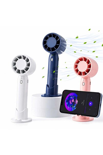 CASA JOY Mini ventilator portabil 16,5 cm, USB, 3 viteze, cu suport pentru te...