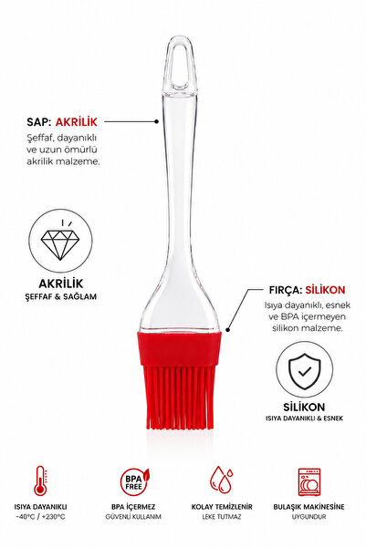 evolis kitchen 1 Adet Büyük Boy Isıya Dayanıklı Yanmaz Yapışma Yapmaz Silikon...