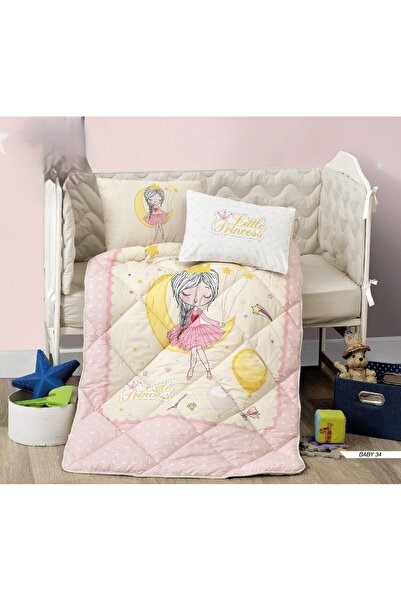 Red Rose Turkish Baby Bed Barrier Sheet Cotton 100. Piece 7 Summer to Give Yo...