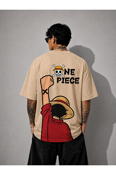 Nulivez One Piece Luffy Oversize Unisex T-Shirt – Monkey D. Luffy Straw Hat A...