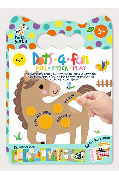 AVENİR Set Creativ Peel-Stick-Play, Dots4Fun - Animale de companie