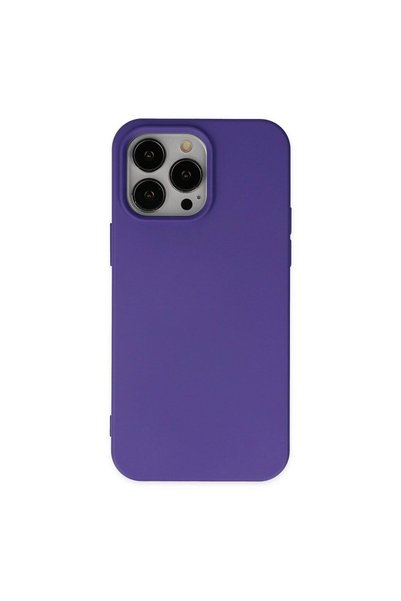 OEM Apple iPhone 14 Pro Case Nano Velvet Silicone - Purple
