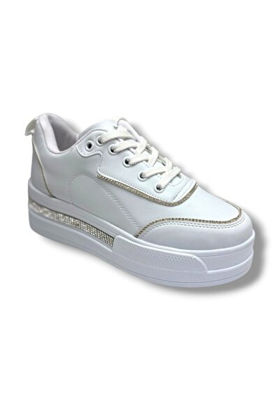 Cakgo Lady Classy 1182-26 Skin Stripe Stone Anatomical Women's Sneaker