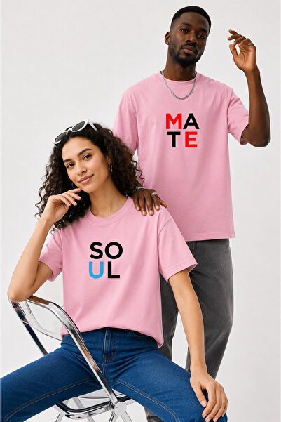 LORVEX Tricou oversize pentru bărbați și femei, 100% bumbac, imprimat, croial...