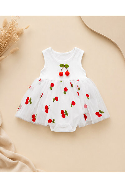 babyist BabyNova • Cherry Dream Kız Bebek Tütü Body Elbise