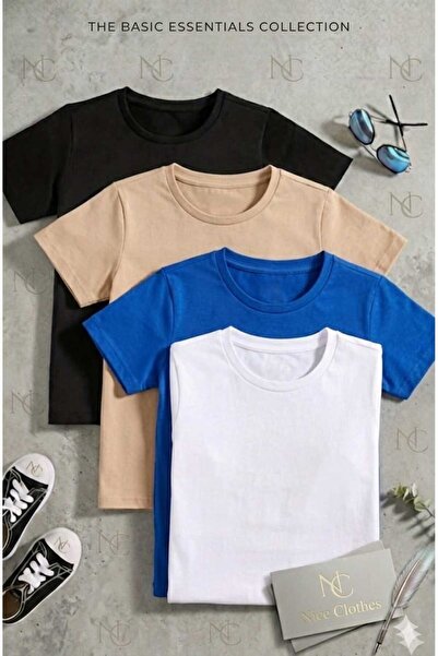 NC Nicee Clothes Tricou și pantaloni scurți de vară pentru copii, unisex (Pac...