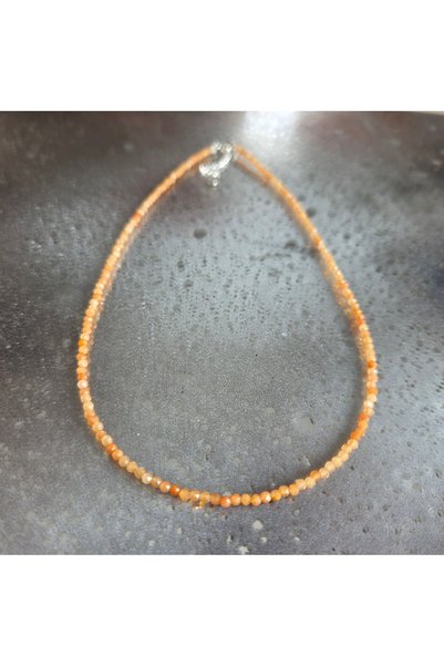 DRUZY Colier aventurin portocaliu, Sunshine #79