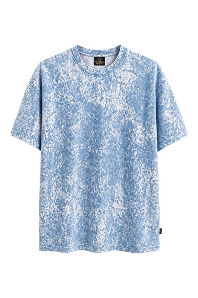 Espina Premium Unisex Oversize Crew Neck Vintage Printed Short Sleeve Summer ...