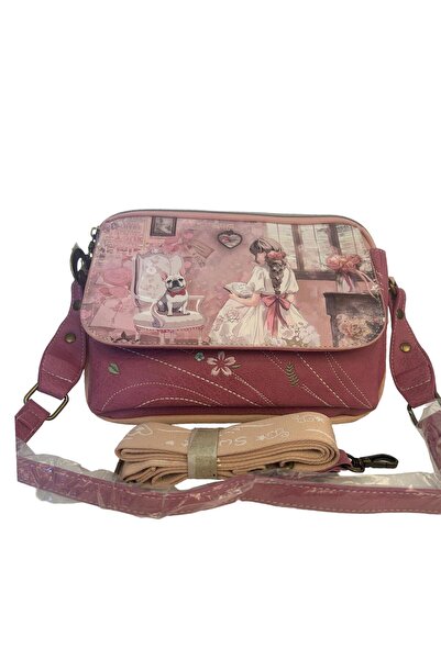 Sweet Candy Women's Crossbody Bag with Doll and 2 Main Compartments