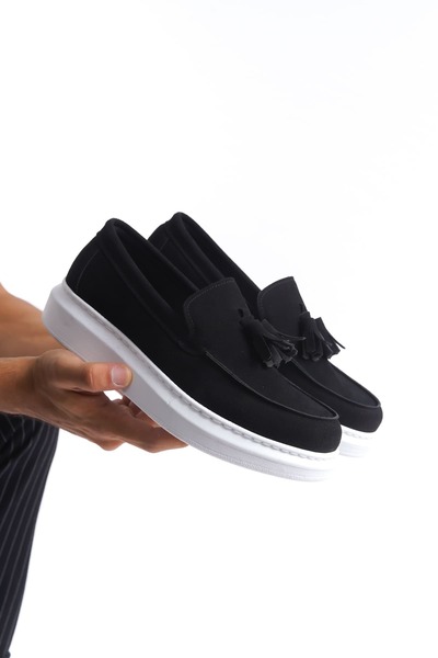 SALWO Aslw154 Blaze Laceless Tasseled Suede Men's Casual Sports Classic Shoes...