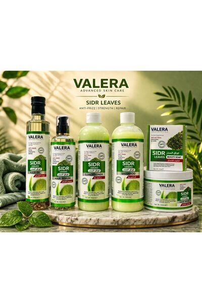 Valera مجموعة العناية بالشعر بالسدر - تركيبة ضد تساقط الشعر والتجعد والقشرة -...