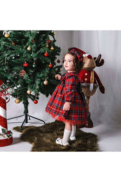 Coolimino Plaid Patterned Baby Girl Dress