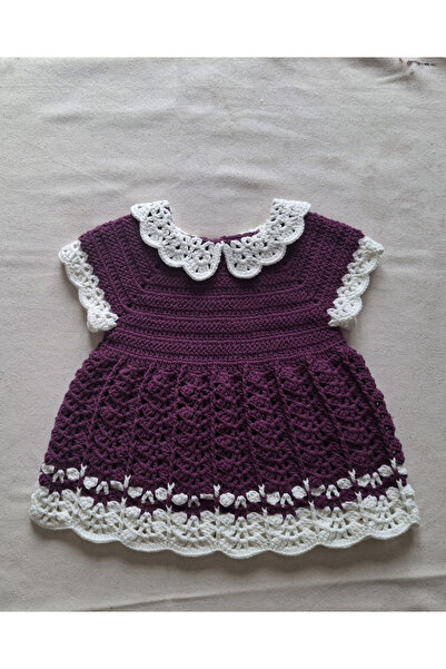 eclora design EL ÖRGÜSÜ BEBEK ELBİSESİ 6-12 AYLIK