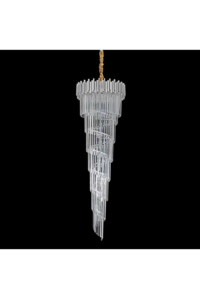 Alessandro DESIGN Crystal Chandelier CC110/600x1800CH, 28xE14, Diameter 60cm,...