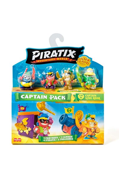 Piratix Set 4 figurine, Piratix, Golden Treasure, Captain King Roar