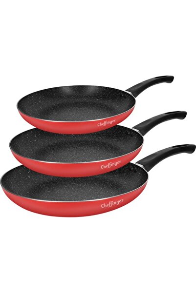 cheffinger 3 pcs pan set 20/24/28 cm