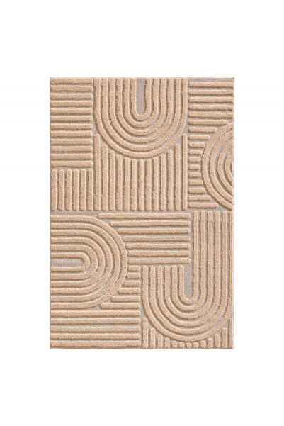 AYYILDIZ Modern Art 3D Rug in pink shade 80 cm x 150 cm