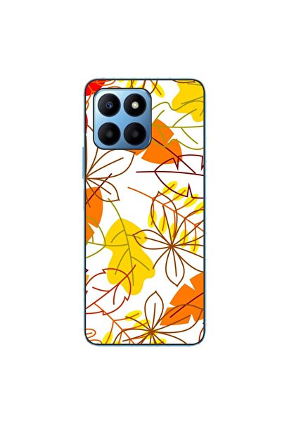 OEM Husa compatibila cu Honor 70 Lite Silicon Gel Tpu Model Autumn Vivid Leaves