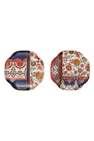 Lucky Art Etro Bone 20 cm 2-Piece Plate Set