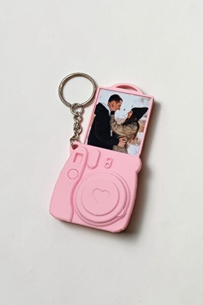 tredblock Instax Mini Fotoğraflı Kamera Anahtarlık - Resimli Anahtarlık