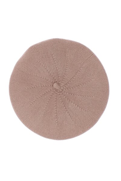 ButicCochet Women's beret, Buticcochet, one size, wool, sequined pattern, Bei...