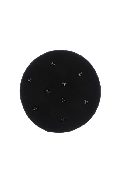 ButicCochet Beretă de damă, Buticcochet, din acril și viscoză, cu model cu st...