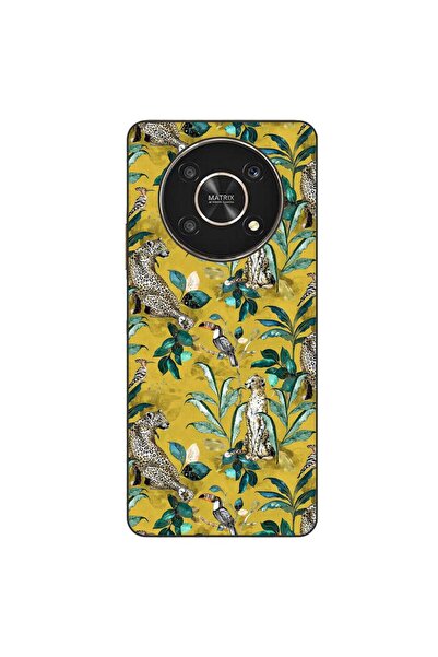 OEM Husa compatibila cu Honor X30 Silicon Gel Tpu Model Yellow Jungle Pattern