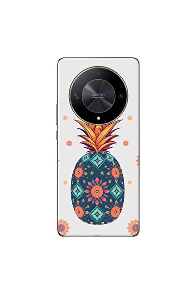 OEM Husa compatibila cu Honor Magic6 Lite Silicon Gel Tpu Model Floral Pineapple