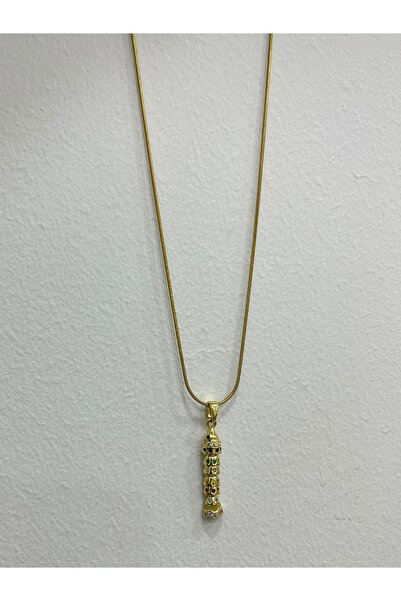 LUMI TAKI-SAAT Steel Goal Colored Stone Fish Necklace