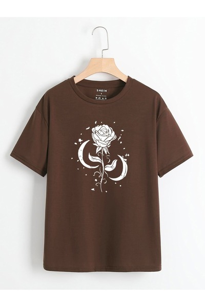 valeriae Relaxed Fit Premium Custom Design Printed Short Sleeve T-Shirt