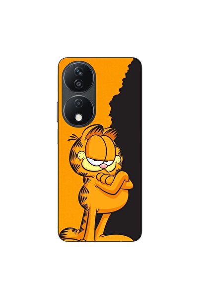OEM Husa compatibila cu Honor X7b Silicon Gel Tpu Model Garfield Black and Or...