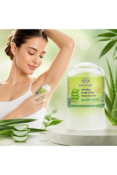 EPİZEN Hassas Ciltlere Özel: Aloe Vera Özlü Doğal Kristal Deodorant.