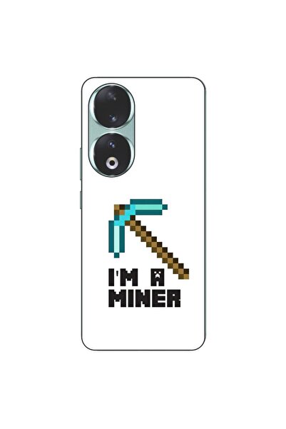 OEM Husa compatibila cu Honor 90 5G Silicon Gel Tpu Model Minecraft Miner