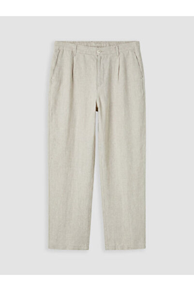 LC Waikiki Standard Fit 100% Linen Men's Trousers from Uzg Store for Style En...