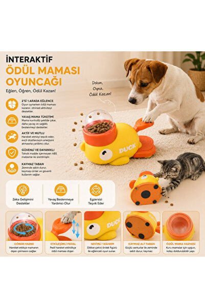 Pawblem Lab İnteraktif Evcil Hayvan Ödül Maması Oyuncağı