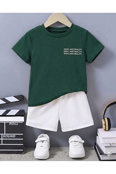 NC Nicee Clothes Tricou și pantaloni scurți de vară pentru copii, unisex (imp...