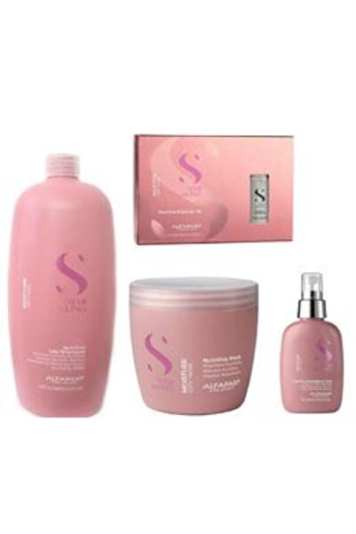 Alfaparf Milano Pachet Hidratant pentru Par Uscat - Sampon Hidratant, 1000 ml...